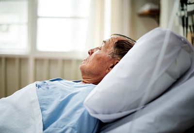 A sick elderly staying at a hospital | Premium Photo - rawpixel