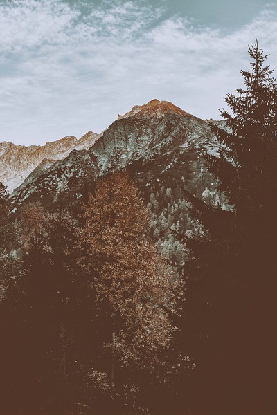 Italian alps under the cloudy | Free Photo - rawpixel