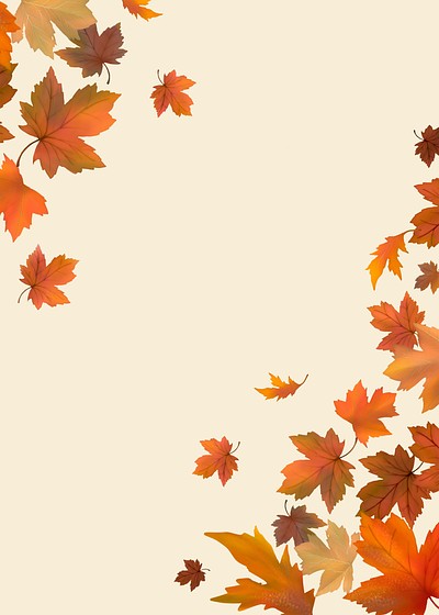 Red maple leaf framed background | Premium PSD - rawpixel