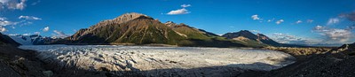 Sunset Panoramic View from West Side Root Glacier Campsite<br/>NPS / Jacob W. Frank. Original public domain image from <a href="https://www.flickr.com/photos/alaskanps/20975317604/" target="_blank" rel="noopener noreferrer nofollow">Flickr</a>
