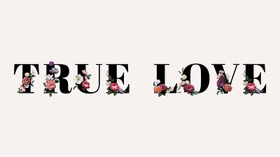 the word true love