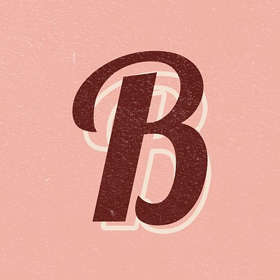 Alphabet Letter B Vintage Handwriting | Premium PSD - Rawpixel