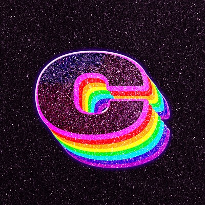 rainbow glitter tumblr