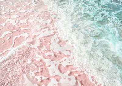 Pastel beach background, pink sand | Premium Photo - rawpixel