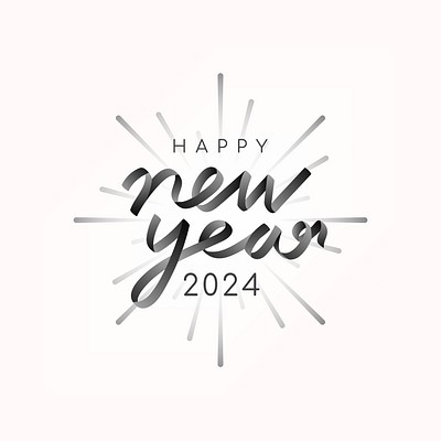 2024 png happy new year | Free PNG Sticker - rawpixel