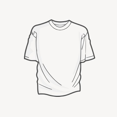 T-shirt drawing, apparel illustration. Free | Free Photo - rawpixel