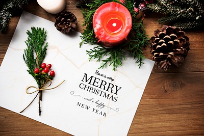 christmas mockup free psd