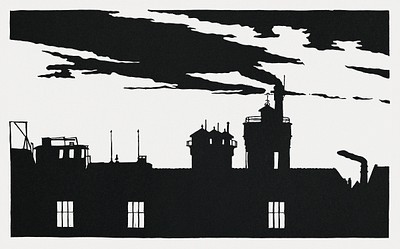 rooftop silhouette