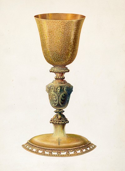 Chalice (1937) by Ivar Julius. Original from The National Gallery of Art. Digitally enhanced by rawpixel.