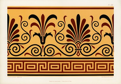 Greek pattern. Digitally enhanced our | Free Photo Illustration - rawpixel