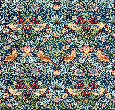 William Morris's (1834-1896) Printed Fabric: | Free Photo Illustration ...