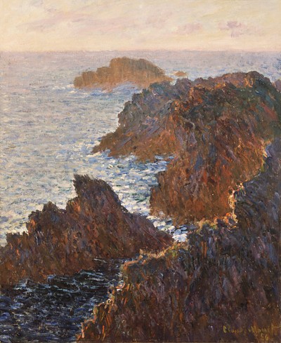 Claude Monet's Rocks Belle-Isle, Port-Domois | Free Photo Illustration ...