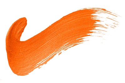 Tick mark shimmery orange brush | Premium PSD - rawpixel