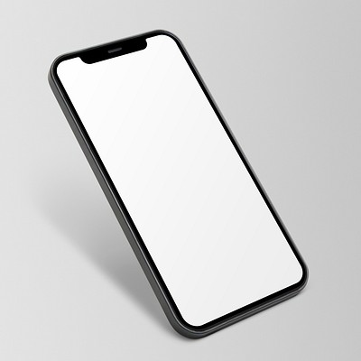 White smartphone screen mockup psd | Premium PSD Mockup - rawpixel