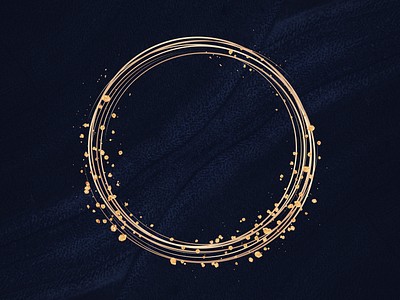 Gold circle frame black background | Premium Photo - rawpixel