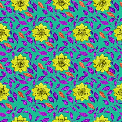 Hippie Flower Background PNG