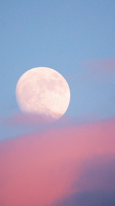 Aesthetic sky iPhone wallpaper, moon | Premium Photo - rawpixel