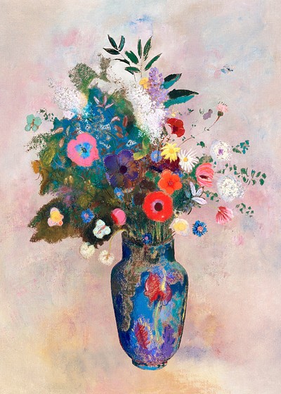 Bouquet Flowers (1900—1905) Odilon Redon. 