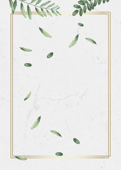 Golden leafy rectangle frame illustration | Premium PSD - rawpixel