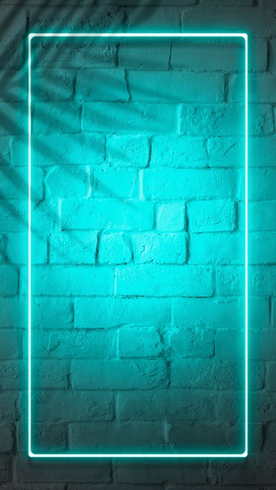 Tropical green neon lights phone | Premium PSD - rawpixel