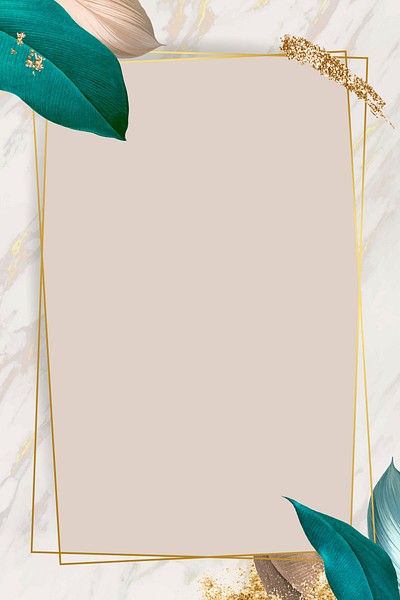 Botanical rectangle frame design vector | Premium Vector - rawpixel