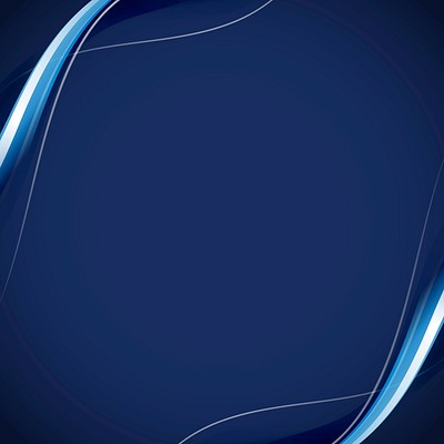 Blue curve frame template vector | Premium Vector - rawpixel