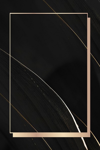 Golden rectangle frame streaked background | Premium PSD - rawpixel