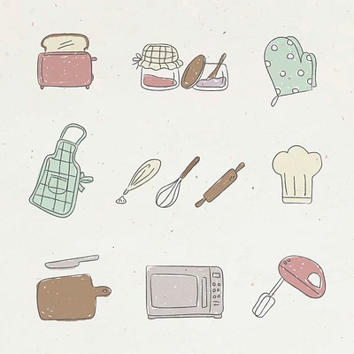 Cute Kitchen Stickers