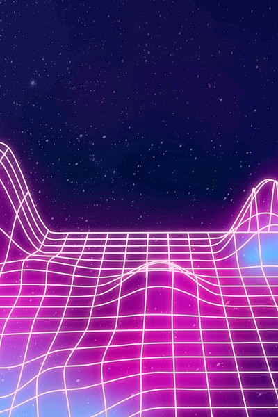 Metaverse background, neon synthwave design | Premium Vector - rawpixel