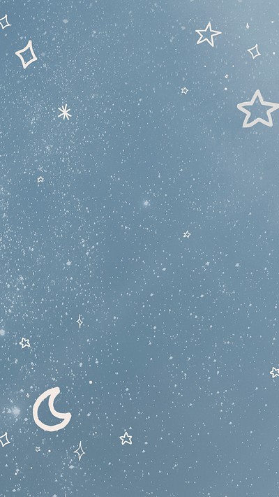 Moon and stars pattern starry | Free Photo - rawpixel