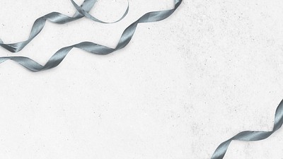 Silver ribbon white background psd | Free PSD - rawpixel