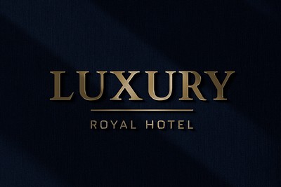 Luxury hotel logo template psd | Premium PSD Add-on - rawpixel