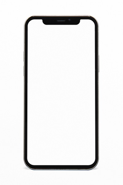Smartphone white screen mockup psd | Premium PSD Mockup - rawpixel