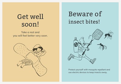 Common Illnesses Template Psd Set 