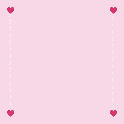 Valentine&rsquo;s day frame background, cute pink design