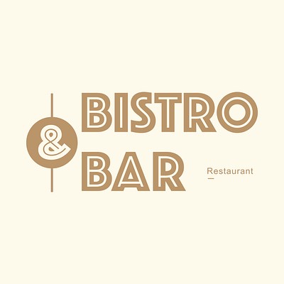 Bistro and bar restaurant logo | Premium Vector - rawpixel