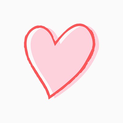 Pink heart element vector in hand | Premium Icons - rawpixel