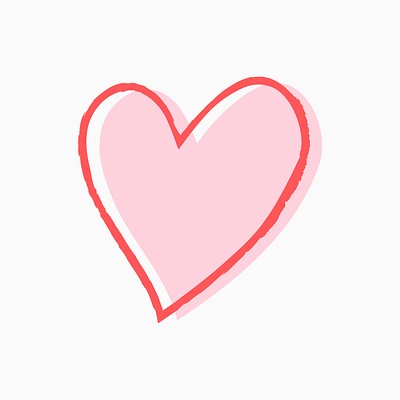 Hand Drawn Heart Shaped PNG Transparent Images Free Download