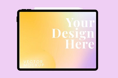 iPad screen mockup vector, digital | Premium Vector Mockup - rawpixel