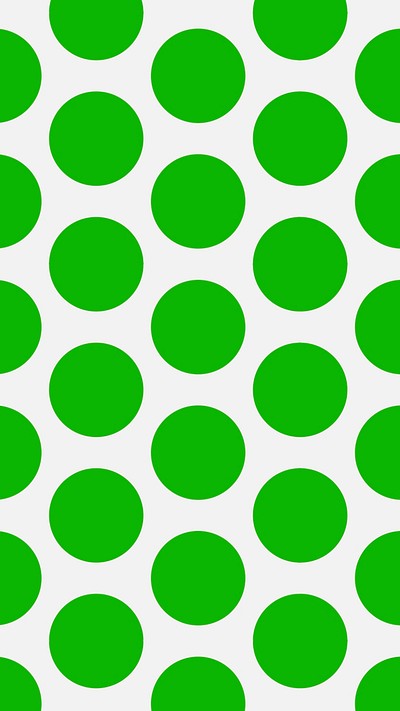 Cute phone wallpaper, polka dot pattern in green colorful design