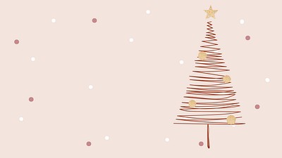 6 Aesthetic Christmas Tree Wallpapers Freebies  Blush Bossing