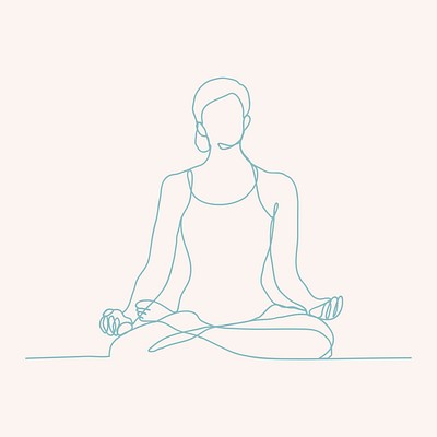 Cartoon Yoga Poses and Element Doodle, Objects ft. vector & handdrawn -  Envato Elements
