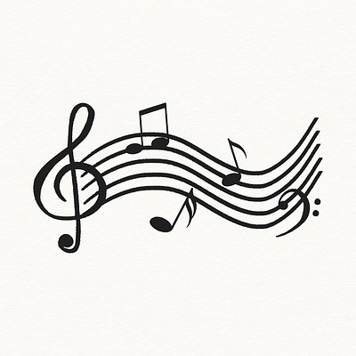 Musical notes png clipart, treble | Premium PNG - rawpixel