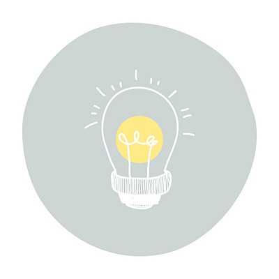 Vector Of A Lightbulb | Free Vector Illustration - Rawpixel