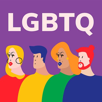 Queer Community LGBTQ vector illustration | Free Vector - rawpixel