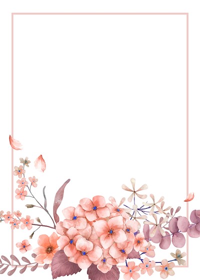 Greetings card pink and floral | Premium Vector - rawpixel