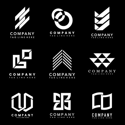 Set of company logo design | Premium Vector - rawpixel