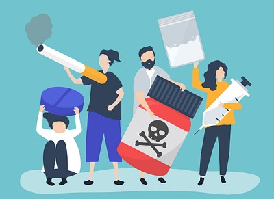 Characters people holding illegal drug | Premium Vector - rawpixel