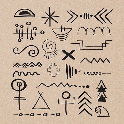 bohemian symbols tattoos