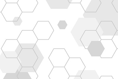 Gray hexagon geometric pattern background | Premium Vector - rawpixel